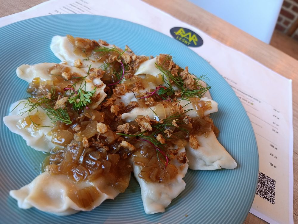 Pierogi ze złocistą cebulką